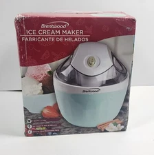 NEW Brentwood Ice Cream Maker Sorbet 1 Quart  TS-1410BL