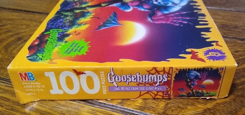 Vintage MB Goosebumps The Beast From The East #43 100 Piece Puzzle 12.5 X 15 CIB - Picture 9 of 11