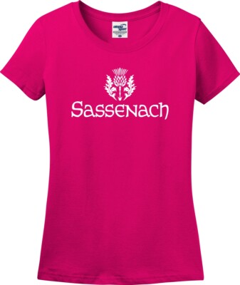 Sassenach Thistle Scotland Missy Fit Ladies T-Shirt (S-3X)