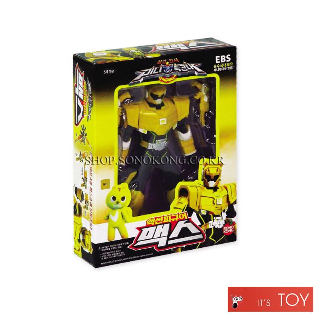 MINIFORCE MAX Yellow Action Figure Set Mini Force Super Ranger SONOKONG