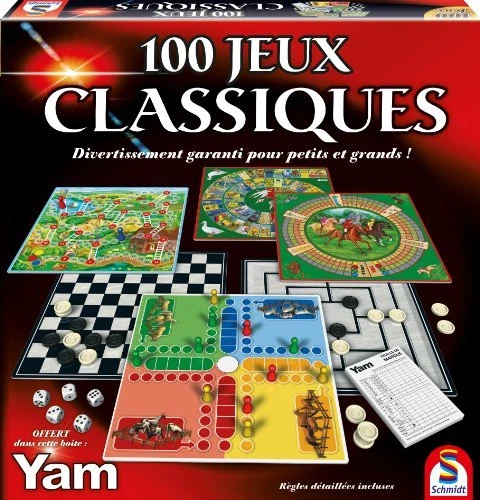 Jeux de société multicolores animaux en bois