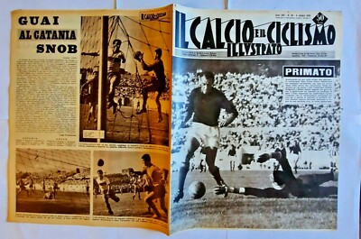 IL SOCCER ILLUSTRATO N.40 1960 INTER BARI 2 - 1 NAPLES TURIN 1 - 1 R726 
