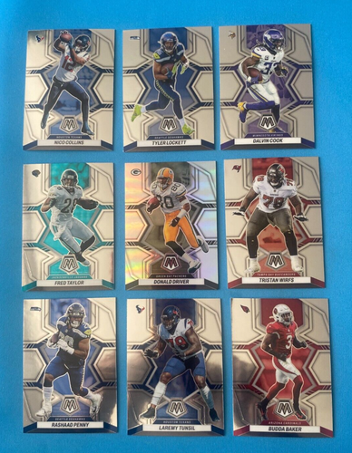 2022 Panini -Mosaic Football 60-Card Lot (includes 35 RCs) Allen Hurts Hall S620 - Picture 3 of 8