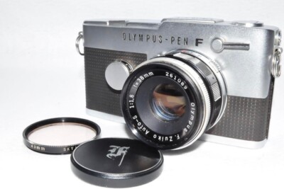 OLYMPUS PEN FT Half Frame Film Camera 38mm F1.8 Lens 