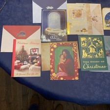 Lot Of 10 Beautiful Religious Christmas Cards w Envelopes To Match