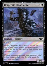 Desperate Bloodseeker 86 C MTG OTJ NM FOIL