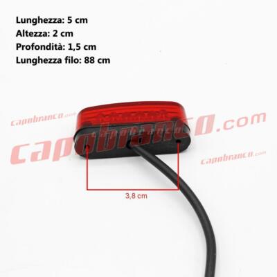 Faro - Fanale posteriore standard per Monopattino elettrico Faro - Fanale posteriore standard per Monopattino elettrico