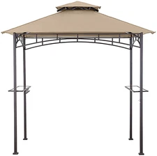 Grill Gazebo Replacement Canopy Beige Top Fabric ONLY NEW