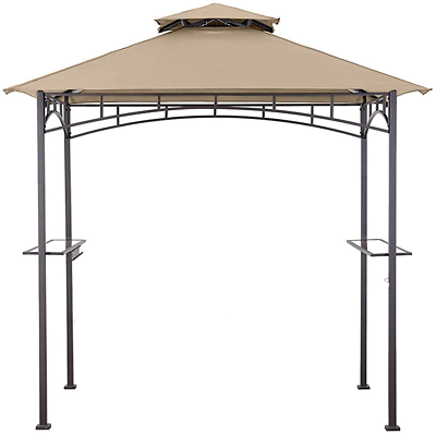 #ad Grill Gazebo Replacement Canopy Beige Top Fabric ONLY NEW $37.79