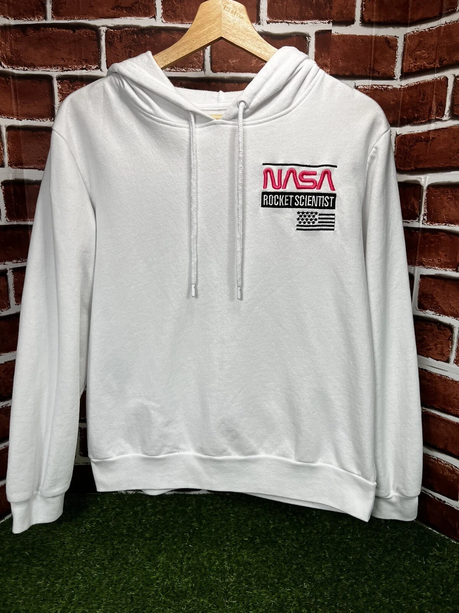 Nasa patch shop pullover hoodie