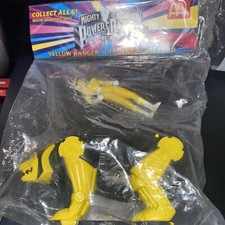 1995 McDonald's Happy Meal Mighty Morphin Power Rangers Yellow w/ Bear Ninjazord