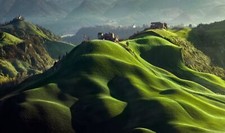Landscape nature Custom Gaming Mat Desk