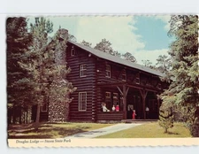 Postcard Douglas Lodge Itasca State Park Minnesota USA