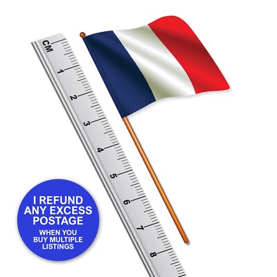 Frankreich/Französische Flagge (Qualitätsvinyl) Maßstab 1:32 Britains Deetail Style