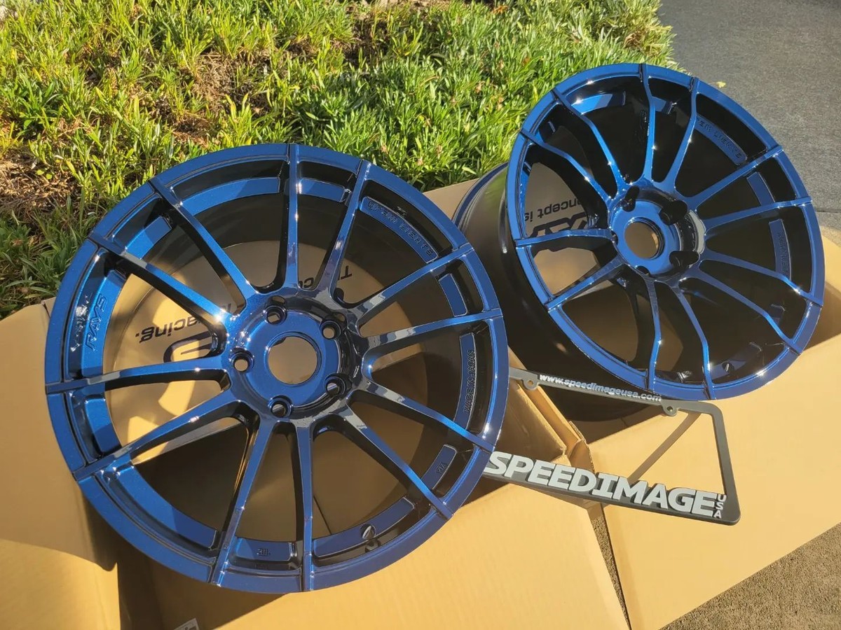 T 4X GRAM LIGHTS 57XR 18X9.5 +38 5X120 ETERNAL BLUE PEARL SET OF 4