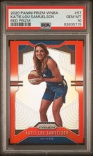 2020 WNBA Panini Prizm Katie Lou Samuelson Red Prizm /275 PSA 10 - POP 2!