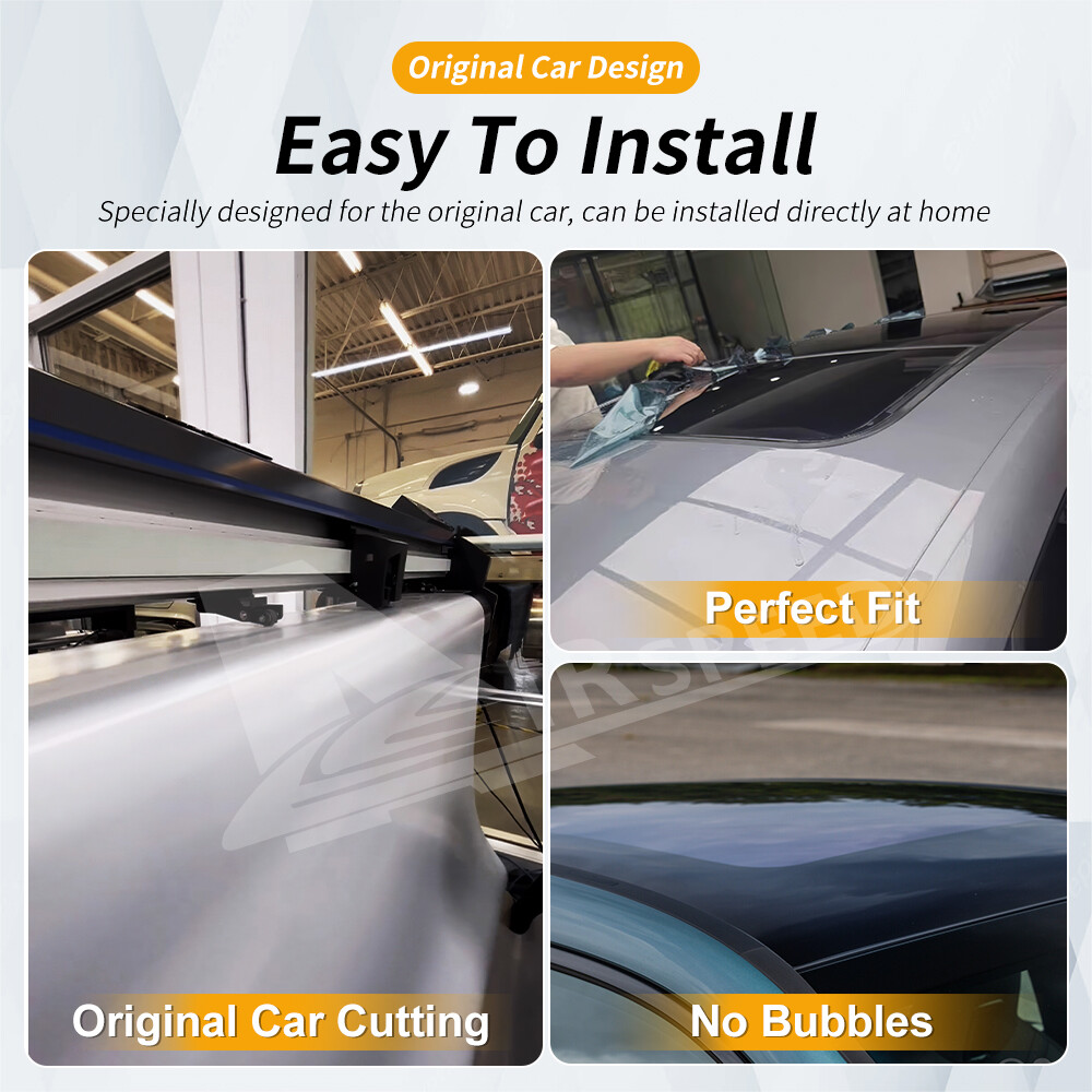 Car Sunroof Ice Armor Precut Piant Protection Film TPU For BMW iX 2020-2024