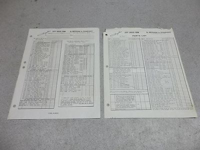 Suydam Jiffy Order Form, Vintage 4-Pages Rev 9-1-66 Model Train Parts List