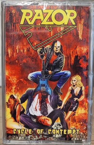 Razor - Cycle Of Contempt - Cassette Tape - SEALED NEW - Thrash Speed Metal
