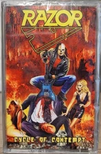 Razor - Cycle Of Contempt - Cassette Tape - SEALED NEW - Thrash Speed Metal