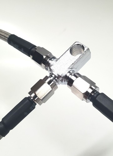 Yamaha YFZ 450 A Arms +2 +1 Chromoly Adjustable 06 & up Brake Lines Clamps Alba - Picture 5 of 9