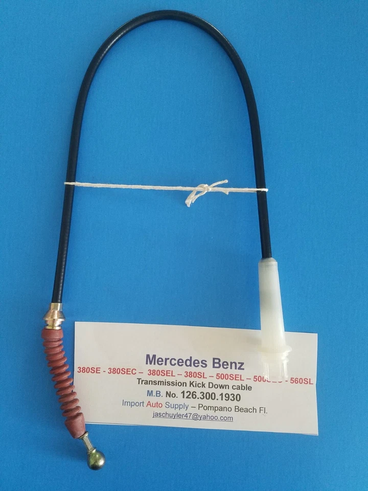 Откидной кабель коробки передач Mercedes Benz 380SE, SEC, SEL, SL, SLC 500SLC SEL, 560SL - Изображение 2 из 3