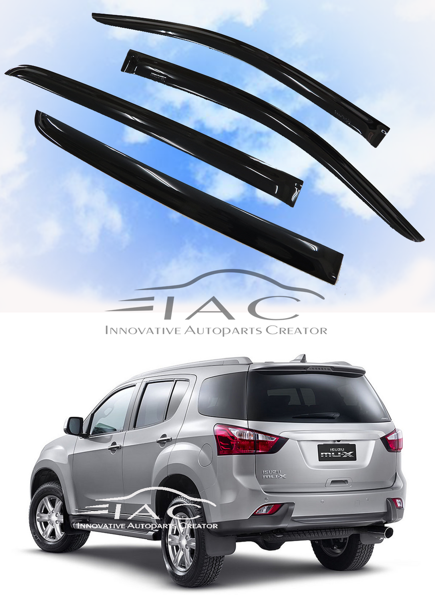 For ISUZU MU-X 2014-2021 Window Visor Vent Sun Shade Rain Guard