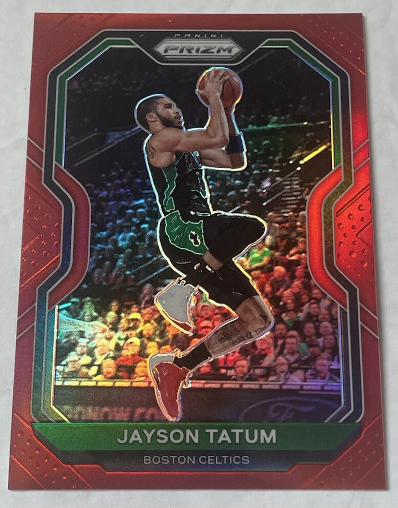2020-21 Panini Prizm Jayson Tatum Red Prizm /299