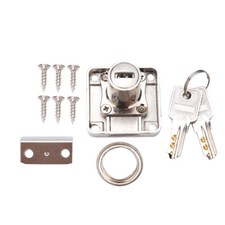 Kit Serratura Per Cassetta Postale Armadietto Cassetto Con 2 Chiavi