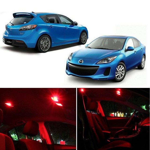 Led Lights Mazda Red Interior 3