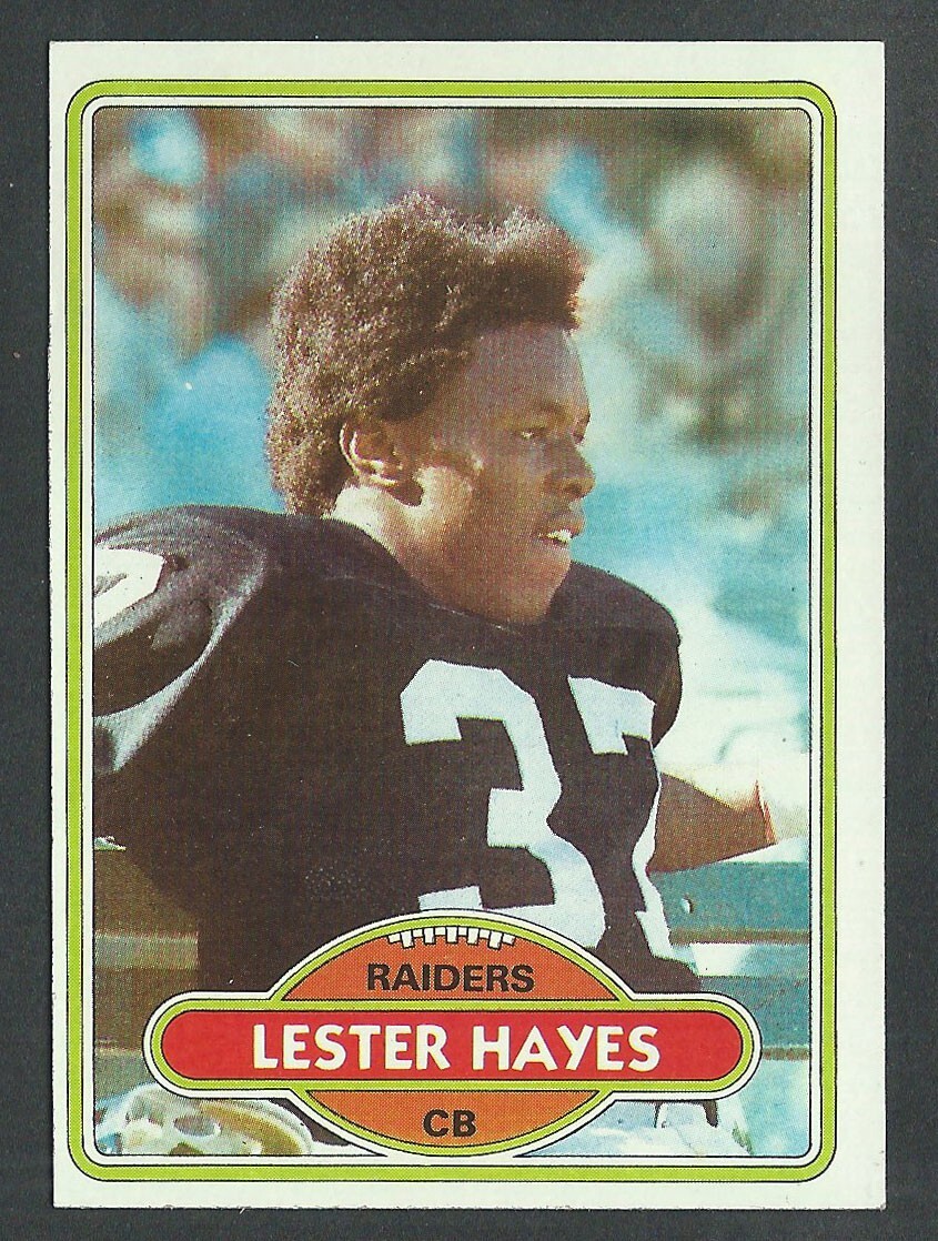 1980 Topps #195 LESTER HAYES Oakland Raiders ROOKIE - Future Hall