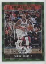 2017-18 Panini NBA Hoops Green 71/99 Damian Lillard #226 o7m