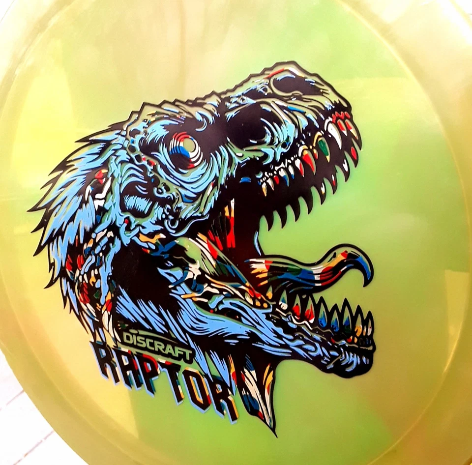 Discraft Z Raptor 172g. Field tested, No Ink WONDER BREAD Dinosaur Stamp. - Image 2 of 3