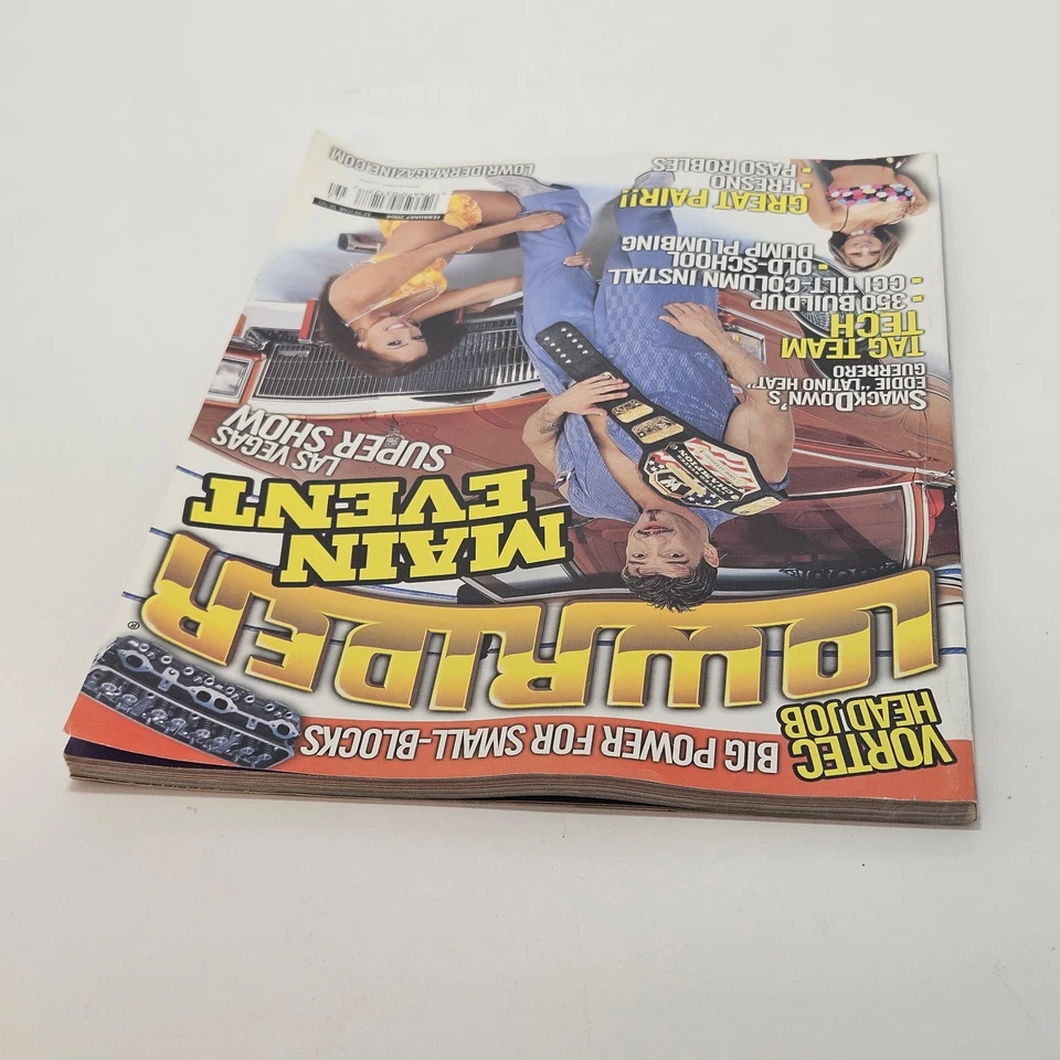Rare Lowrider Magazine February 2004 Eddie Guerrero Front Cover Foto 4 de 4