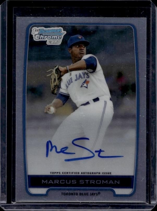 2012 Bowman Draft Picks & Prospects - Marcus Stroman Chrome Draft Pick Auto