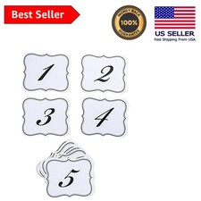 Stylish Wedding Table Numbers 1-25 - Perfect for Parties Receptions