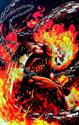 HELLVERINE #2 COVER F 2ND PTG INCENTIVE SERGIO DAVILA VIRGIN VARIANT NM