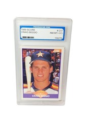 🔥1989 Score - Craig Biggio #237 (RC) PGS MINT 8.5