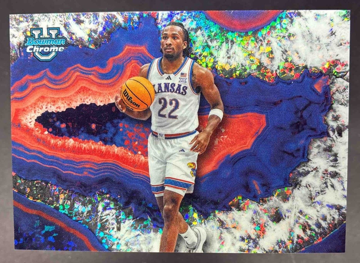 2025-26 Bowman Darryn Peterson Crystalized NIL SSP #CNL-2 Jayhawks