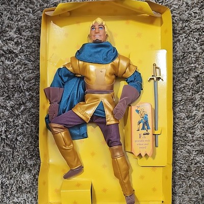 Disney Prince Phillip Sleeping Beauty Action Figure Doll w/ Sword Accessory