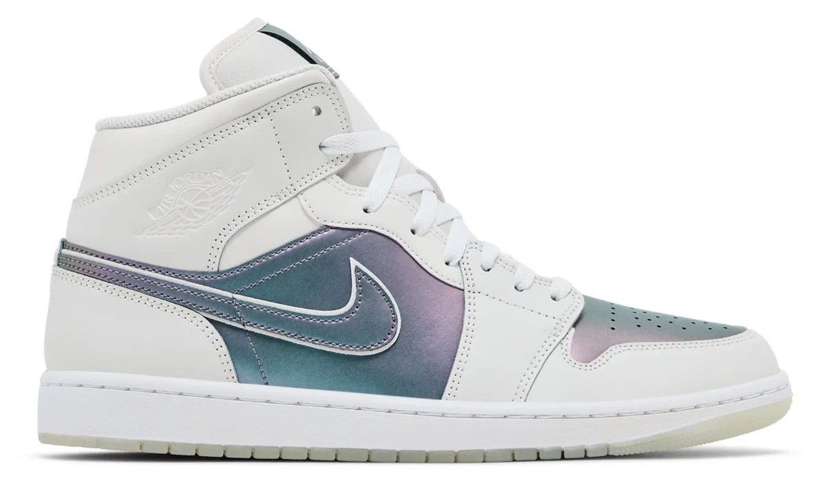 Jordan 1 Mid Phantom Iridescent for Sale | Authenticity Guaranteed