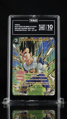 TAG 10 Gem Mint Vegeta Back From The Brink Of Death BT29-065 SPR DBS