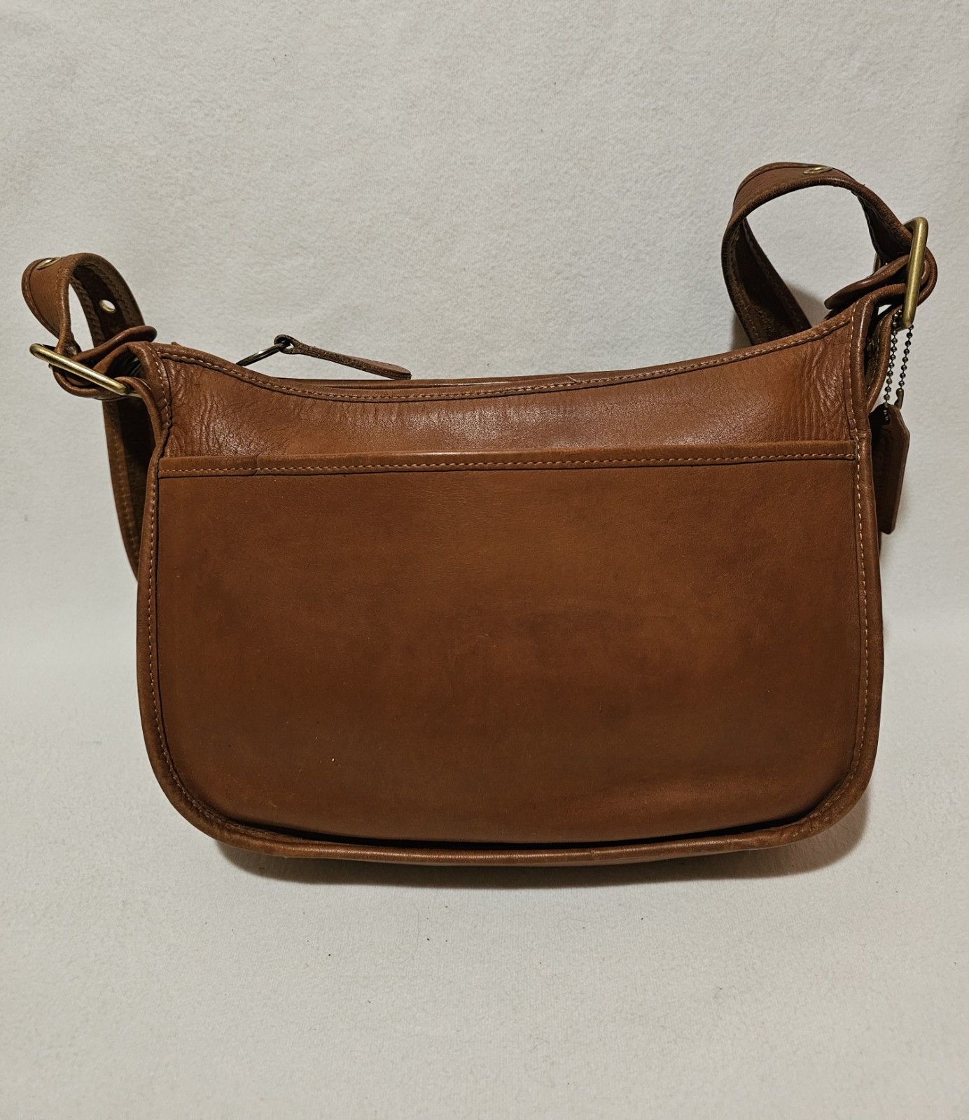 COACH Patricia Legacy 9951 Crossbody Tan Brown Leather Saddle Bag Vintage thumbnail 3
