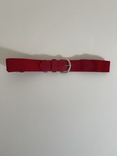 New Baseball Belt Boys Size Small Red Adjustable