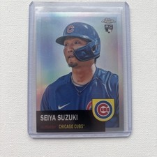 2022 Topps Chrome Platinum Anniversary Seiya Suzuki #37 Rookie Refractor Chicago
