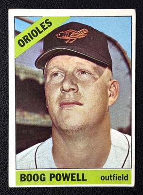 Vintage 1966 Topps Boog Powell #167 Baltimore Orioles EX