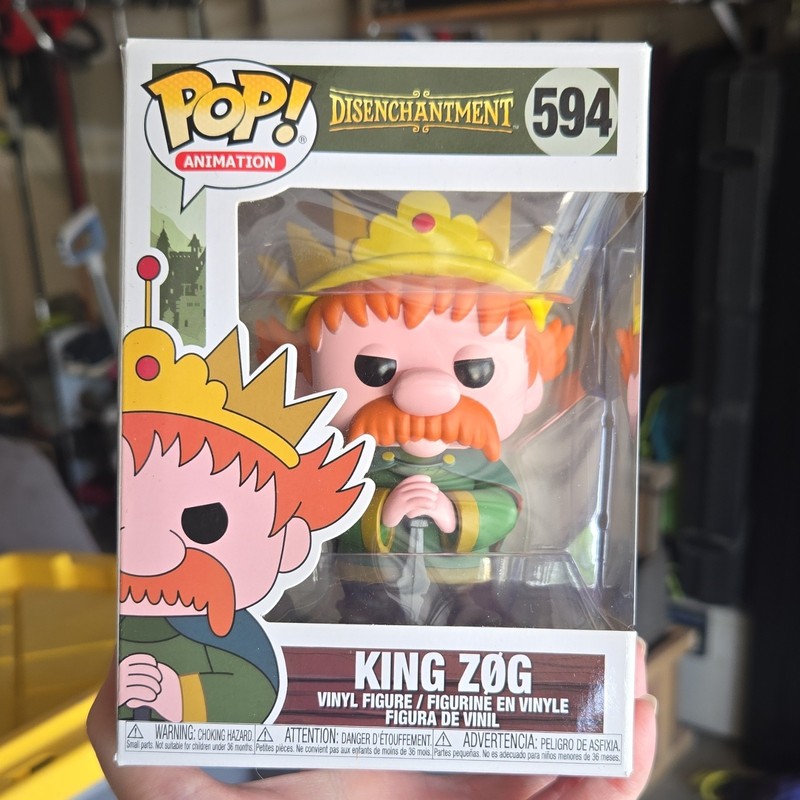 Funko Pop! Animation King Zøg Disenchantment #594 Vinyl Figure Boxed