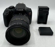 Canon EOS Rebel T6 DSLR Camera Body Black  Tamron SP AF 28  75mm f/2.8 Lens