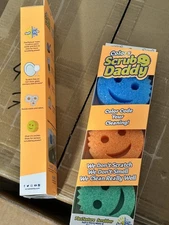 Scrub Daddy Variety Pack 3 Count Colors Flexible Non Scratch Sponges