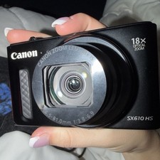 Canon PowerShot SX610 HS Digital Camera 20.2MP 18x Optical Zoom Black